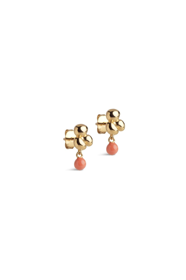 Enamel Copenhagen - Earrings, Nara Ball E467G - Light Coral