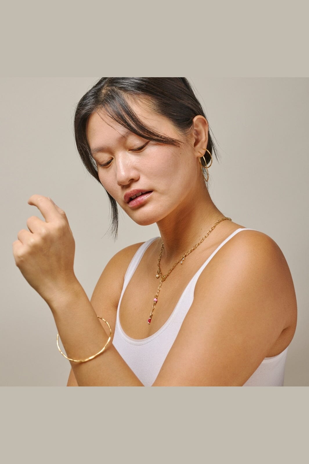 Enamel Copenhagen - Hoops, Organic Arena Medium E480G - 925S/Gp/M