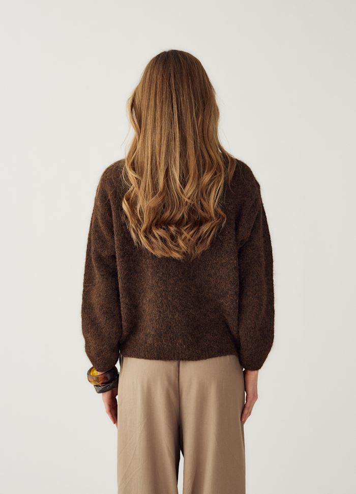Noella - N-Mata Knit Cardigan 16580001 - 674 - Chocolate