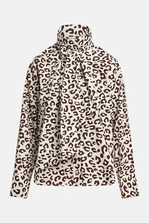 Essentiel Antwerp - Khaleesi Pussy Bow Tie Shirt - K3ba Combo3 Bear Me Skjorter 