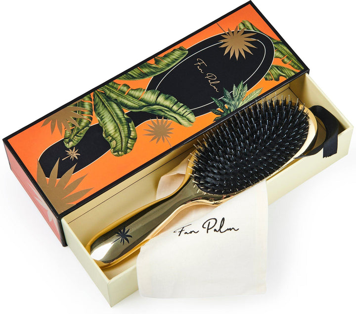 Fan Palm - Hair Brush Medium - Hollywood Hårbørster 