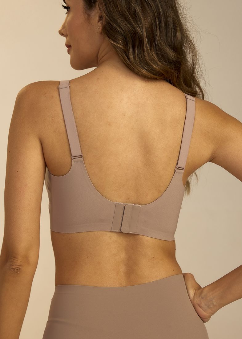 Femifemme - Flexicomfort V2. BøJlefri Bh - Soft Mocha BH 