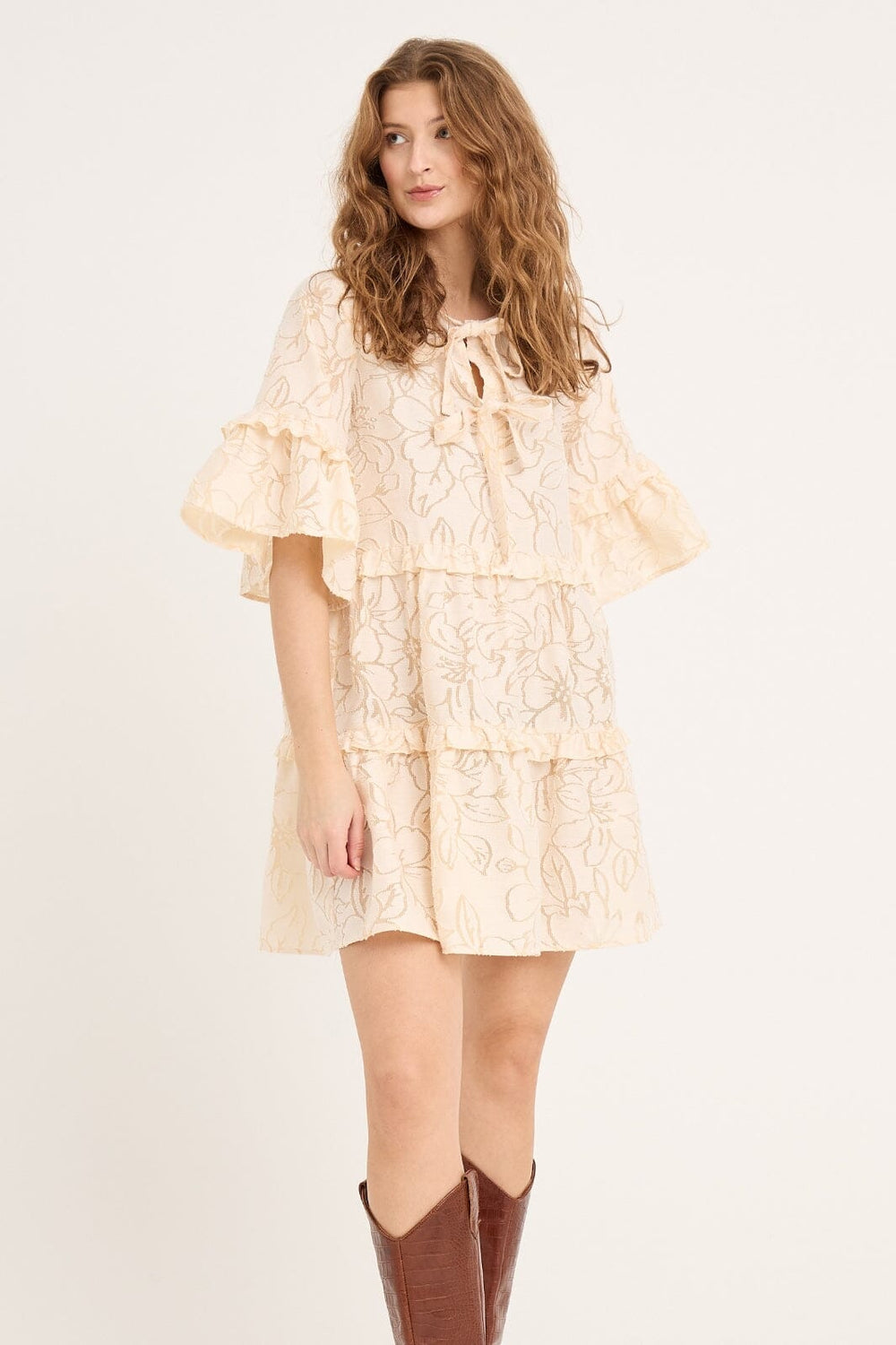 A-View - Kabrina Dress AV6052 - 069 - Pale Yellow