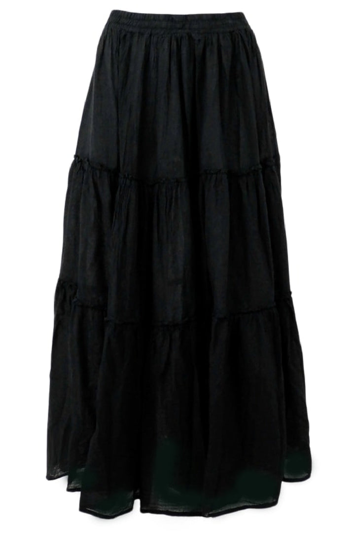 Forudbestilling - Black Colour - Bcadelaine Boho Skirt - Black (Juni/Juli) Nederdele 
