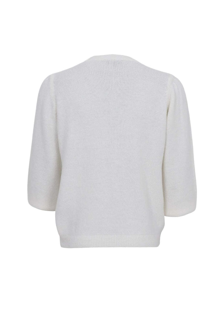 Black Colour - Bcbella Pearl Knit Cardigan 1209 - Off White