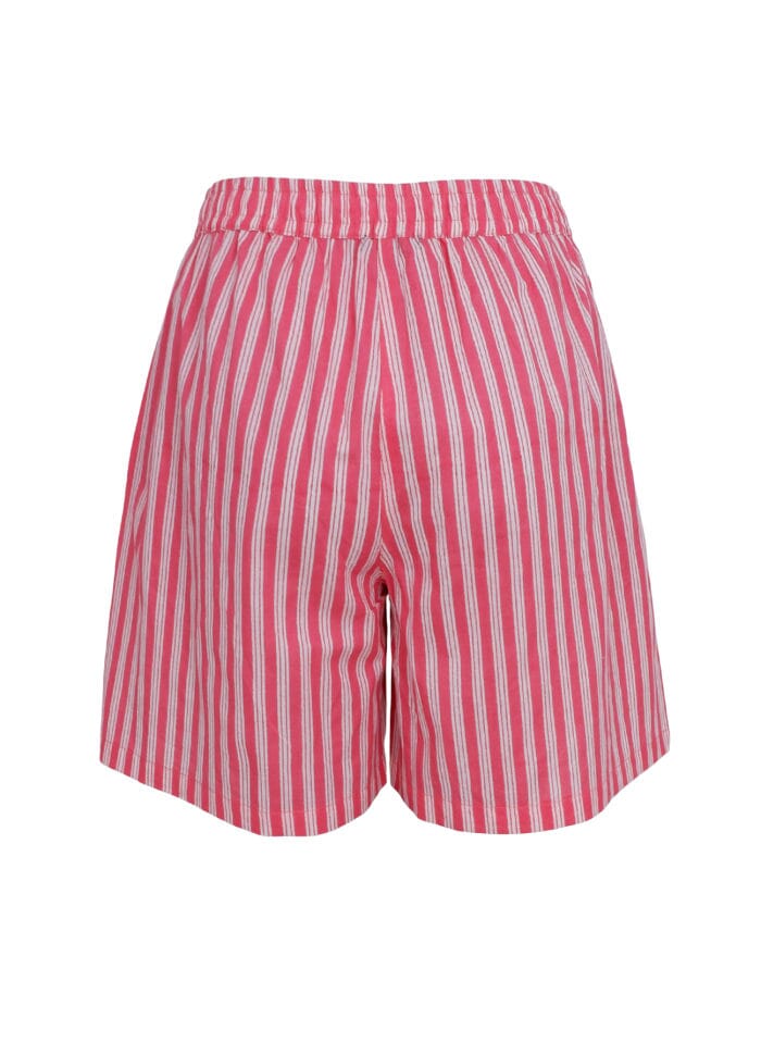 Forudbestilling - Black Colour - Bcflora Shorts - Pink Stripe Shorts 