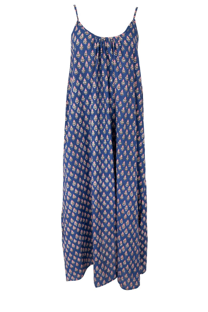 Black Colour - Bcflora Strap Dress 39805 - Blue Icon