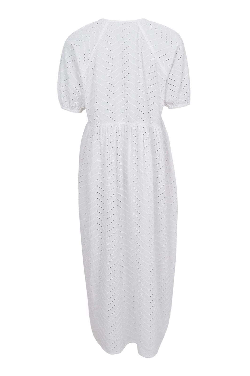 Forudbestilling - Black Colour - Bcjulia Broderi Anglaise Dress 40860 - White