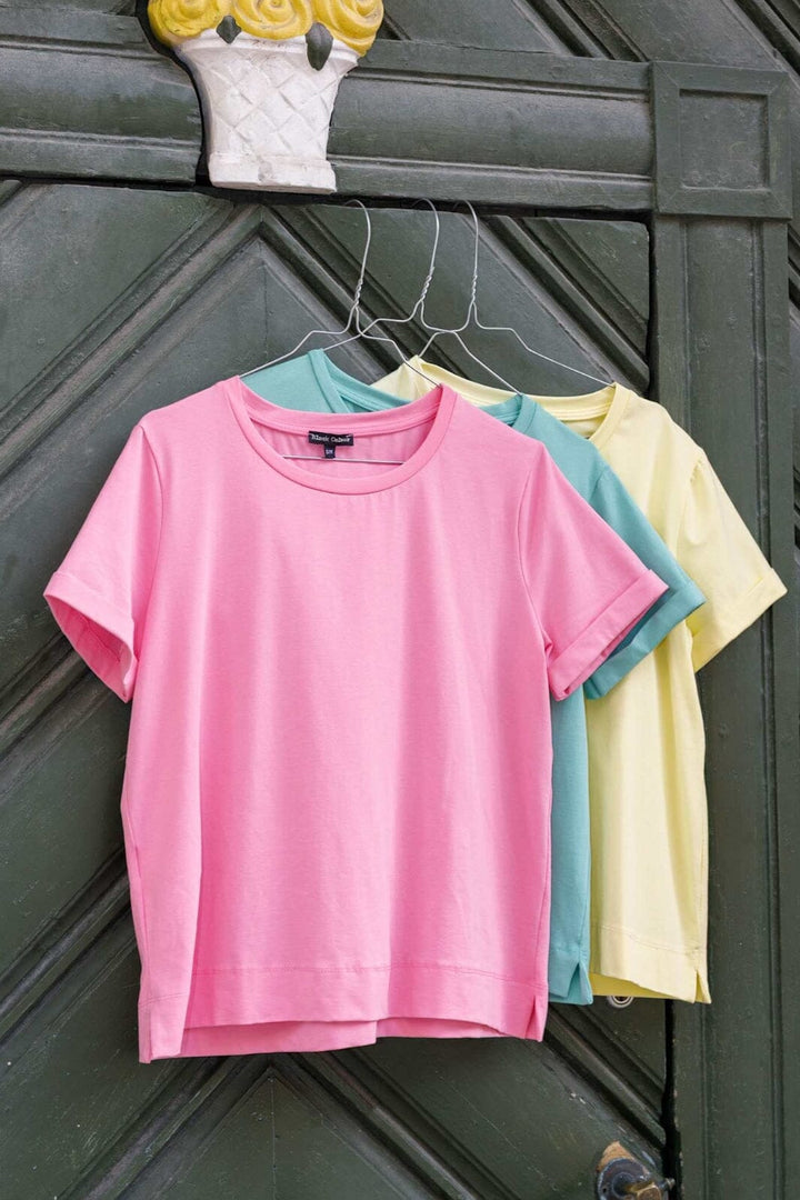 Black Colour - Bcmay Ss Tee 40605 - Shirts - Bubble Gum