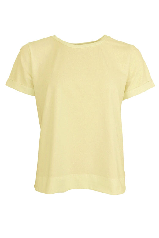 Forudbestilling - Black Colour - Bcmay Ss Tee - SHIRTS Pastel Yellow T-shirts 