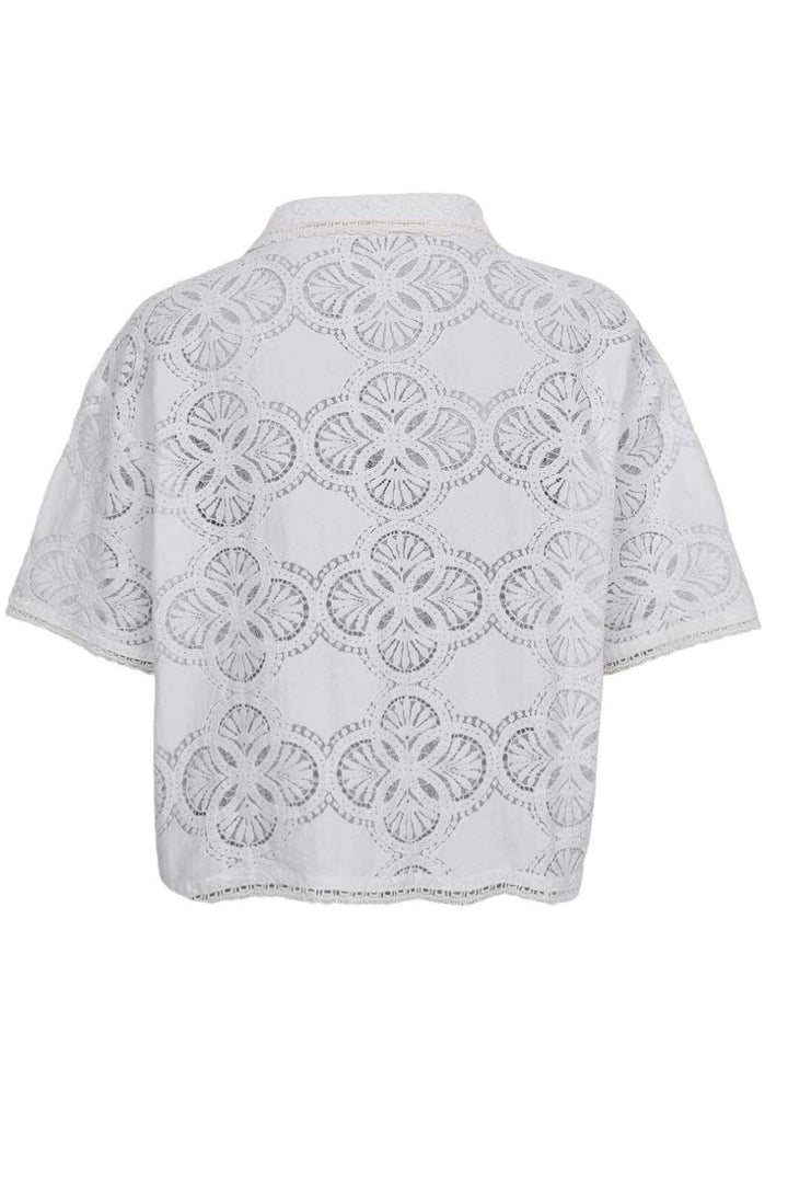 Black Colour - Bcmilos Lace Blouse 40877 - Off White