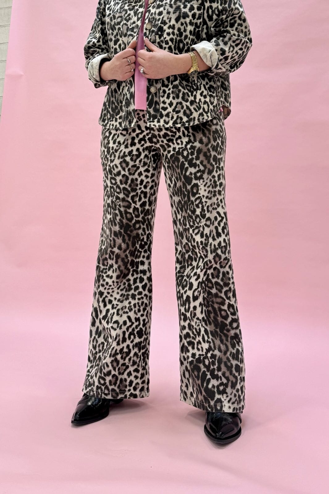 Forudbestilling - Black Colour - Bcneel Printed Pant - Leo Bukser 