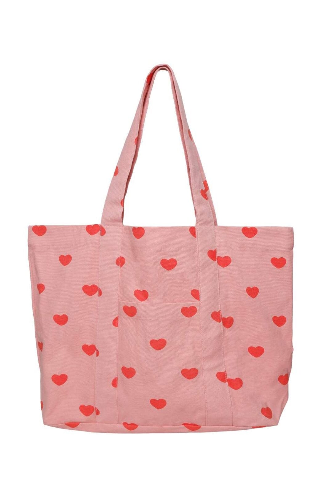 Black Colour - Bcnella Canvas Bag 9357 - Red Heart