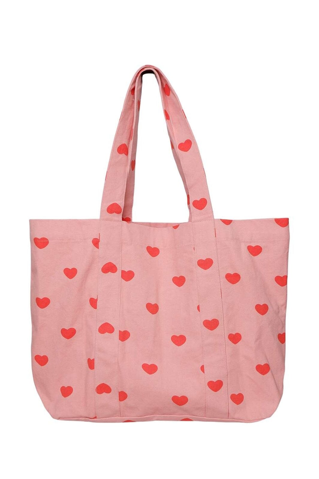 Black Colour - Bcnella Canvas Bag 9357 - Red Heart