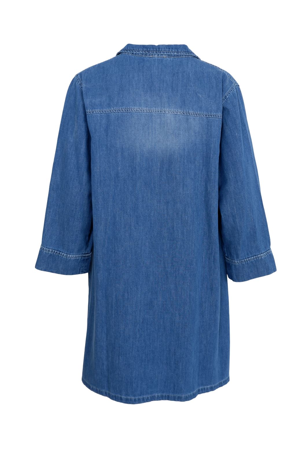 Black Colour - Bcnori Denim Tunic Dress 40814 - Mid Blue Wash
