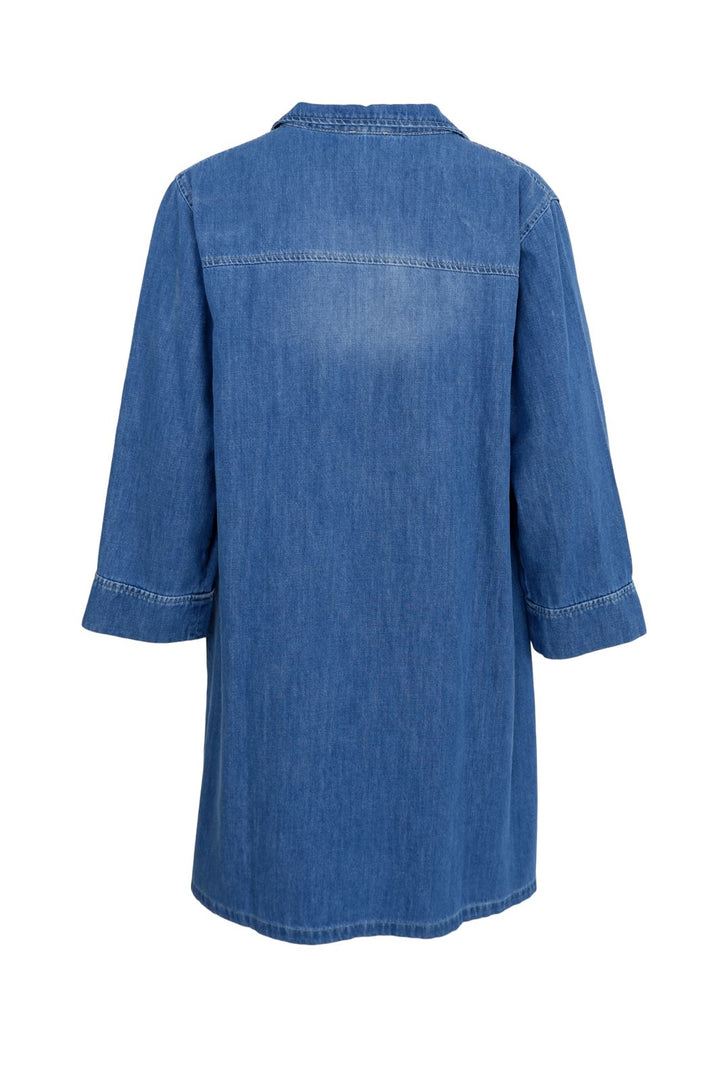 Black Colour - Bcnori Denim Tunic Dress 40814 - Mid Blue Wash