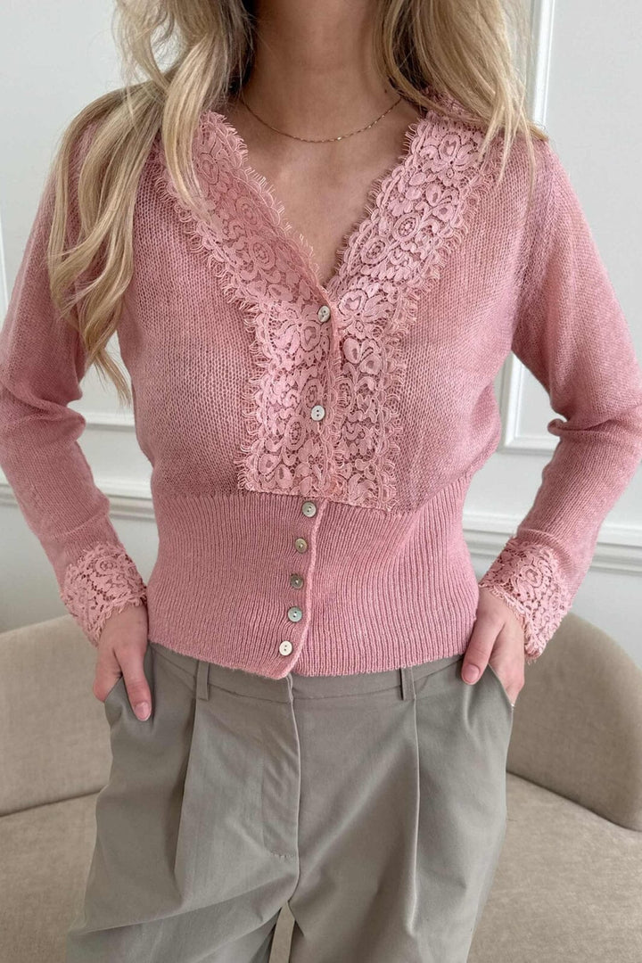 BYIC - Stellaic Cardigan 2025 - Dusty Rose