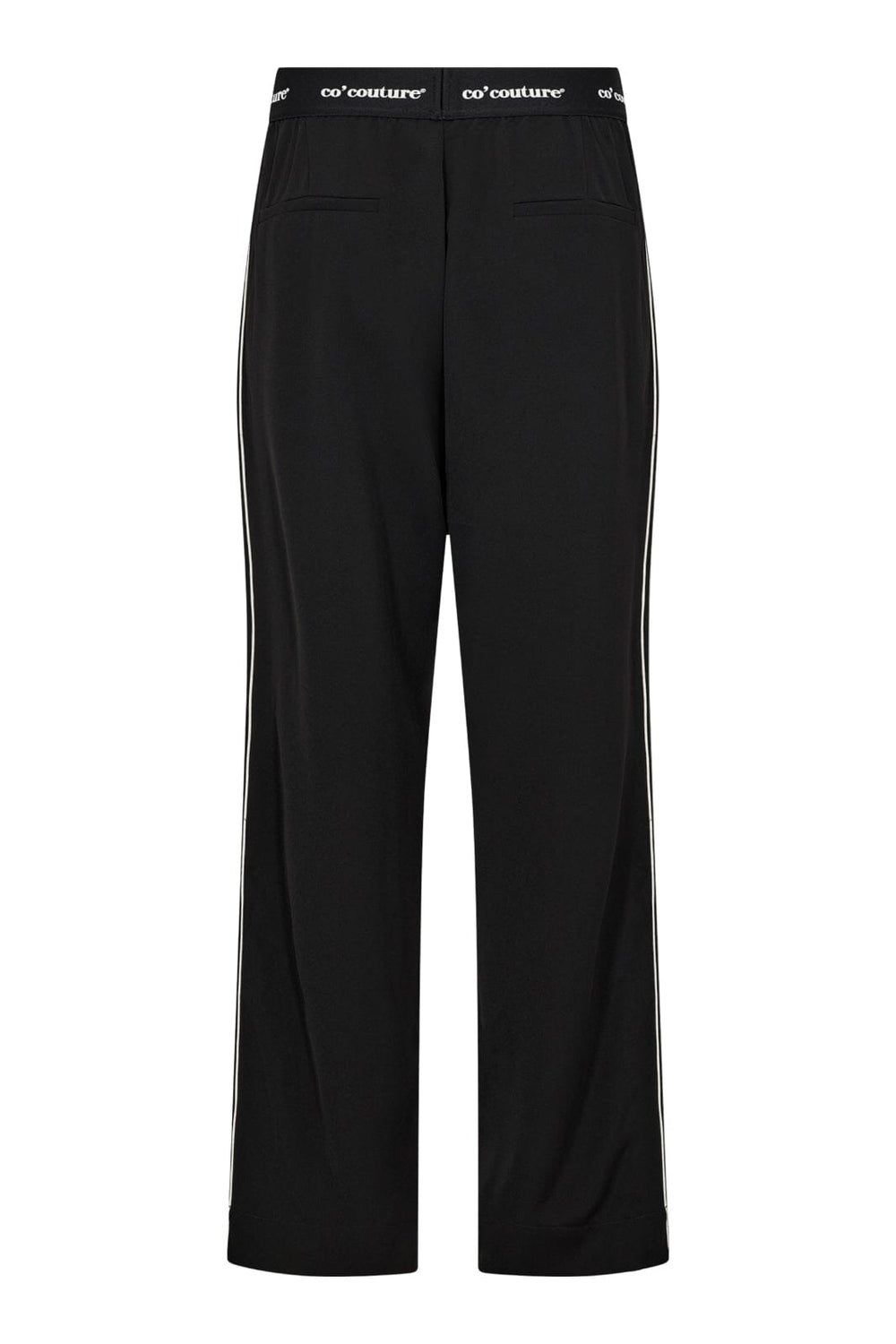 Co´Couture - Aminacc Logo Piping Pant 31482 - 96 - Black