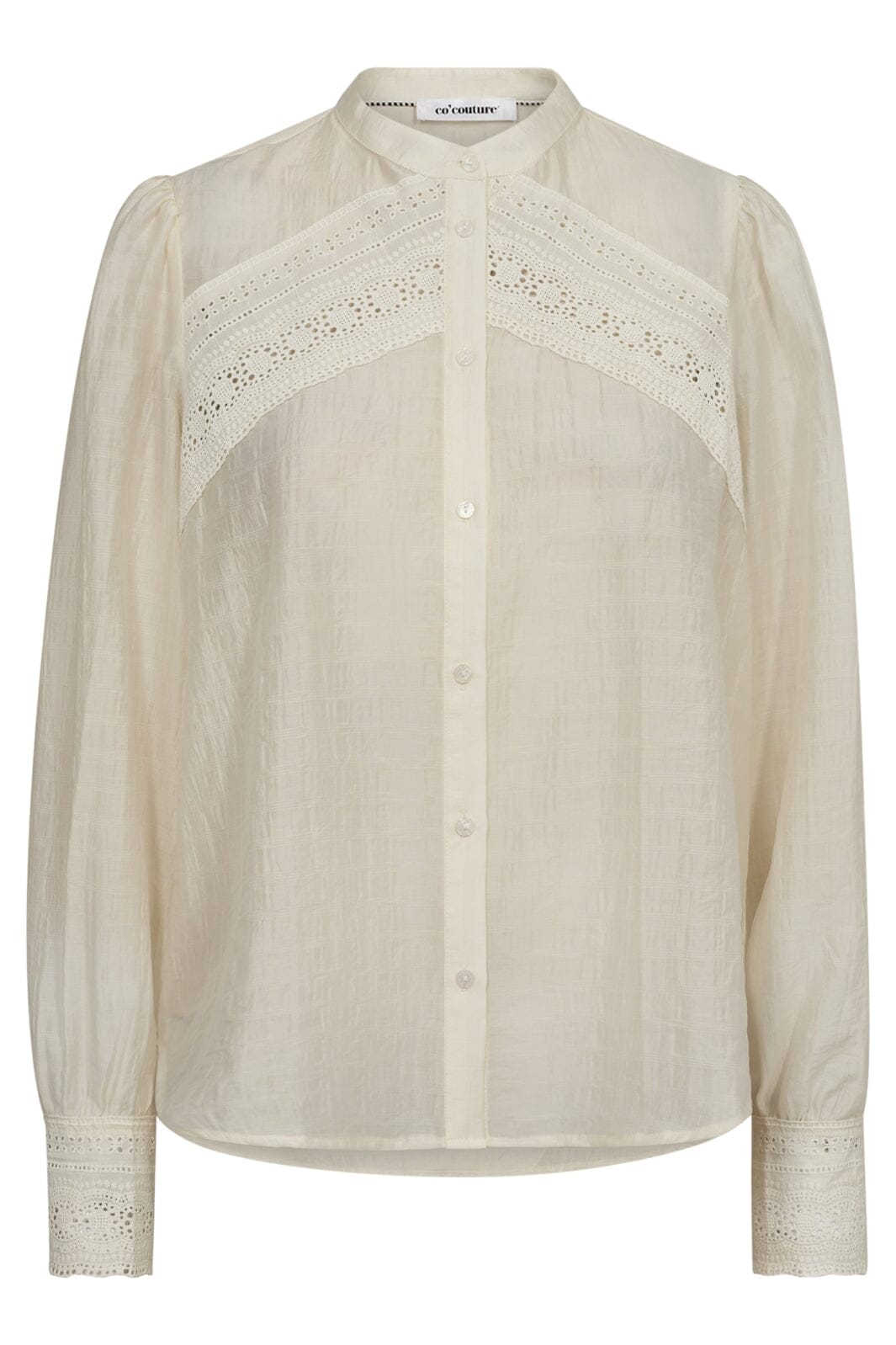 Forudbestilling - Co´couture - Barretcc Anglaise Shirt 35721 - 11 Off White Skjorter 