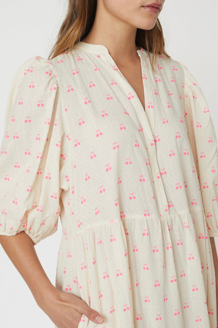 Forudbestilling - Co´Couture - Cherrycc Floor Dress 96525 - 263 - Neon Pink Kjoler 