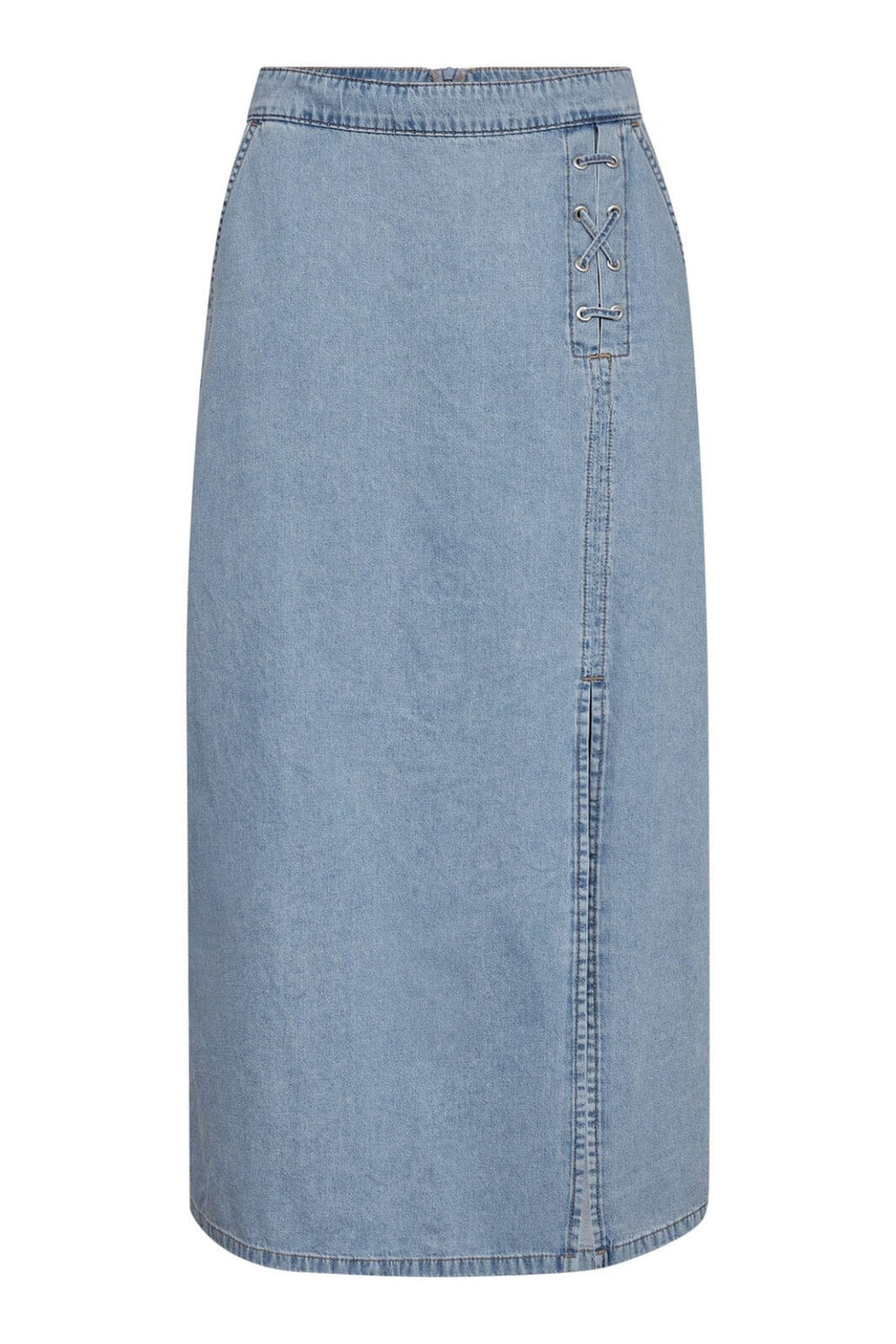 Co´Couture - Cindycc Denim Eyelet Skirt 34213 - 114 - Fade Denim