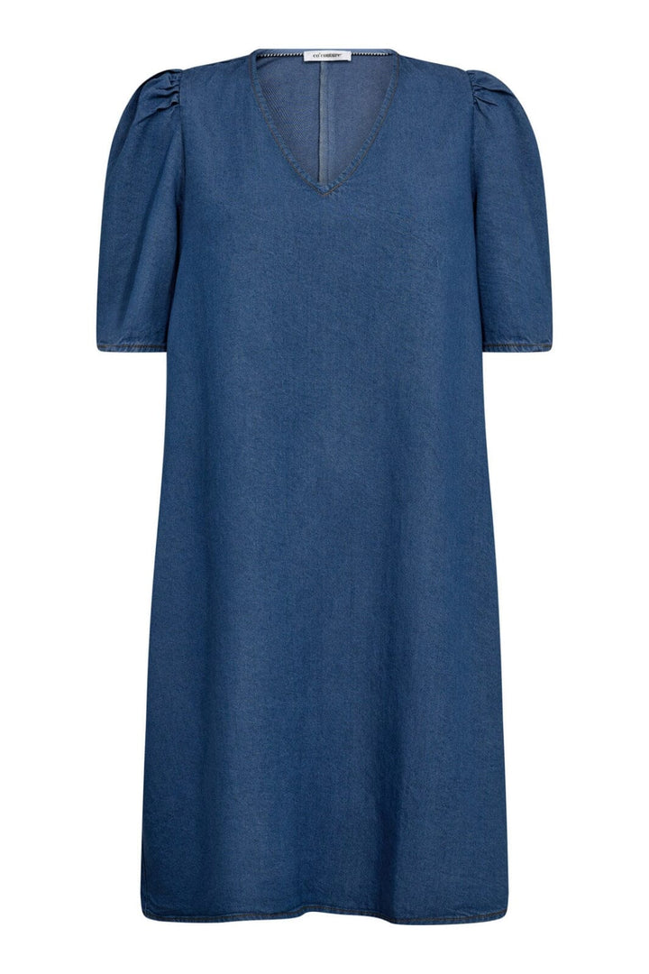 Co´Couture - Denimcc V-Dress 36552 - 552 - Denim Blue