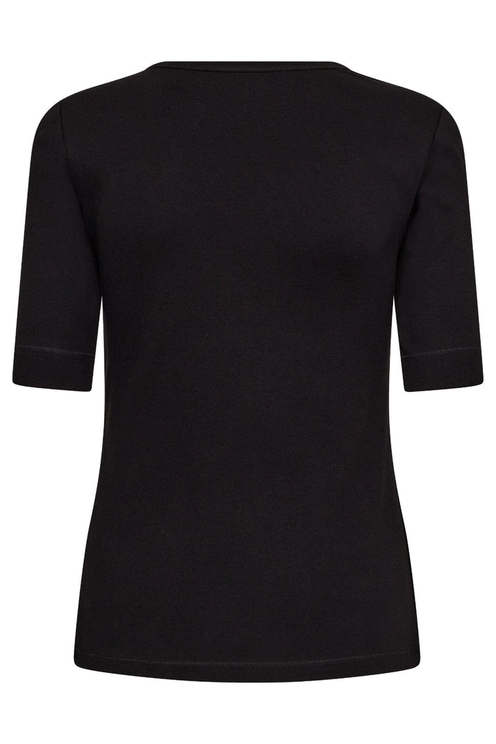 Forudbestilling - Co´couture - Grannycc Logo Tee 33101 - 96 Black T-shirts 