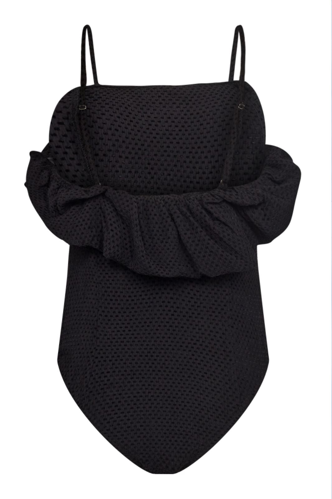 Forudbestilling - Co´couture - Jodycc Strap Body - 96 Black Toppe 