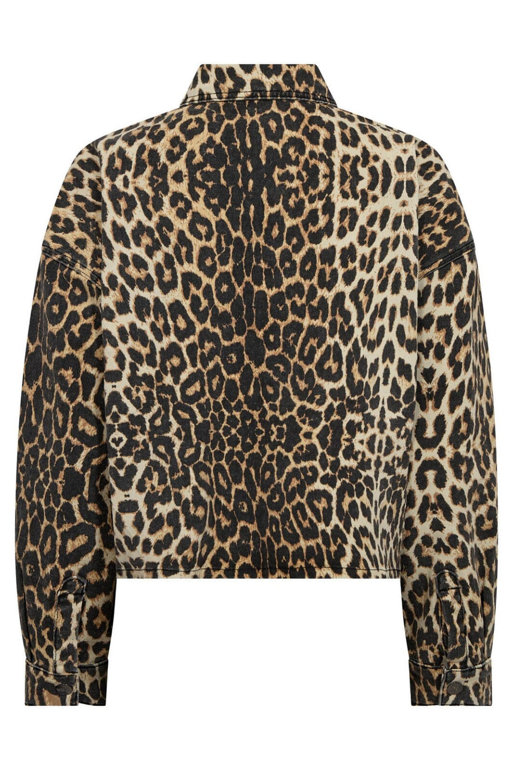 Co´Couture - Leocc Denim Crop Shirt 35931 - 16 - Khaki
