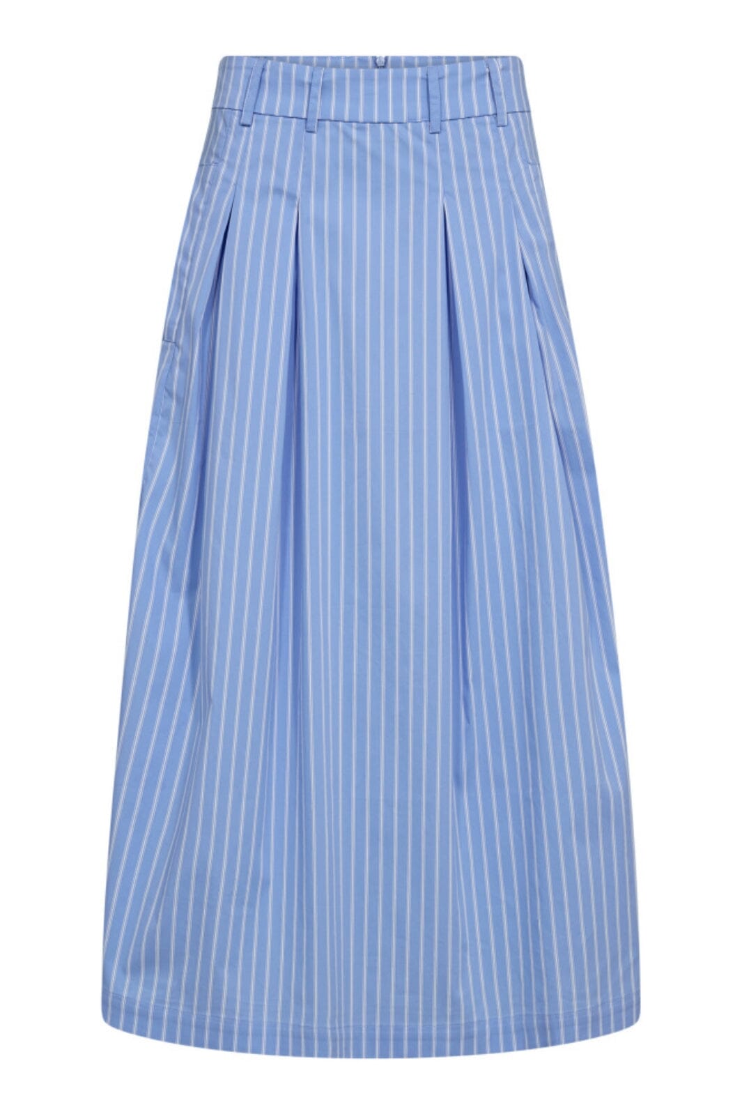 Co´Couture - Micacc Stripe Pleat Skirt 34225 - 23 - Pale Blue