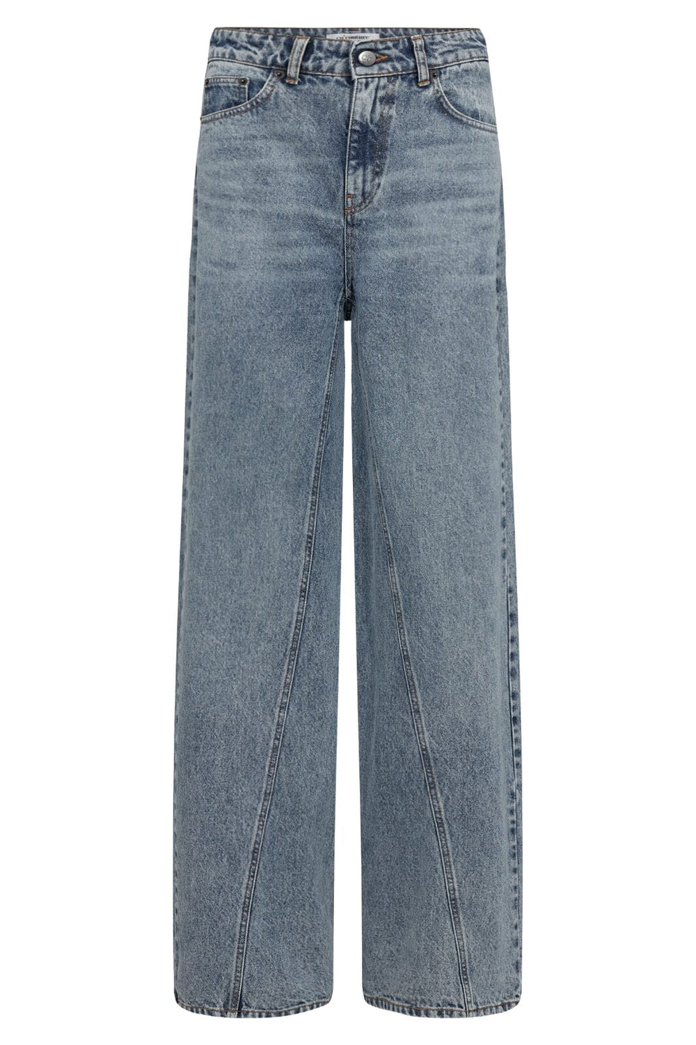 Forudbestilling - Co´couture - Vikacc Wide Seam Jeans 31185 - 552 Denim Blue Jeans 
