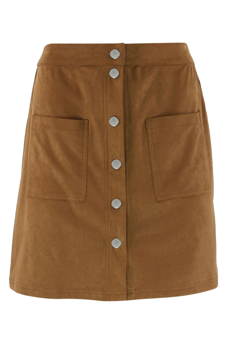 Forudbestilling - Continue - Amy Skirt 14782 - Cognac Nederdele 