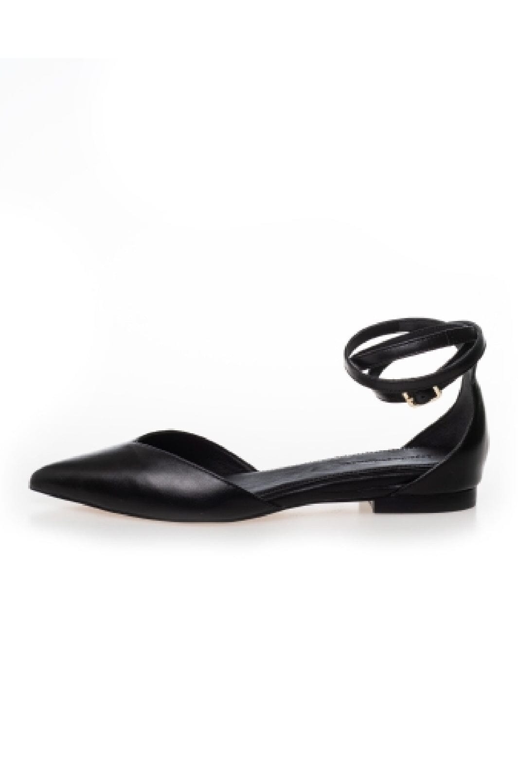 Forudbestilling - Copenhagen Shoes by Josefine Valentin - Flower Child - 0001 Black (Februar/Marts) Ballerinaer 