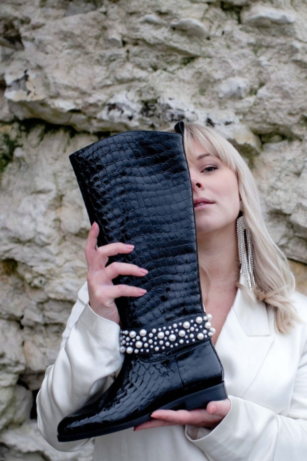 Forudbestilling - Copenhagen Shoes By Josefine Valentin - Lady Boot - Black Støvler 