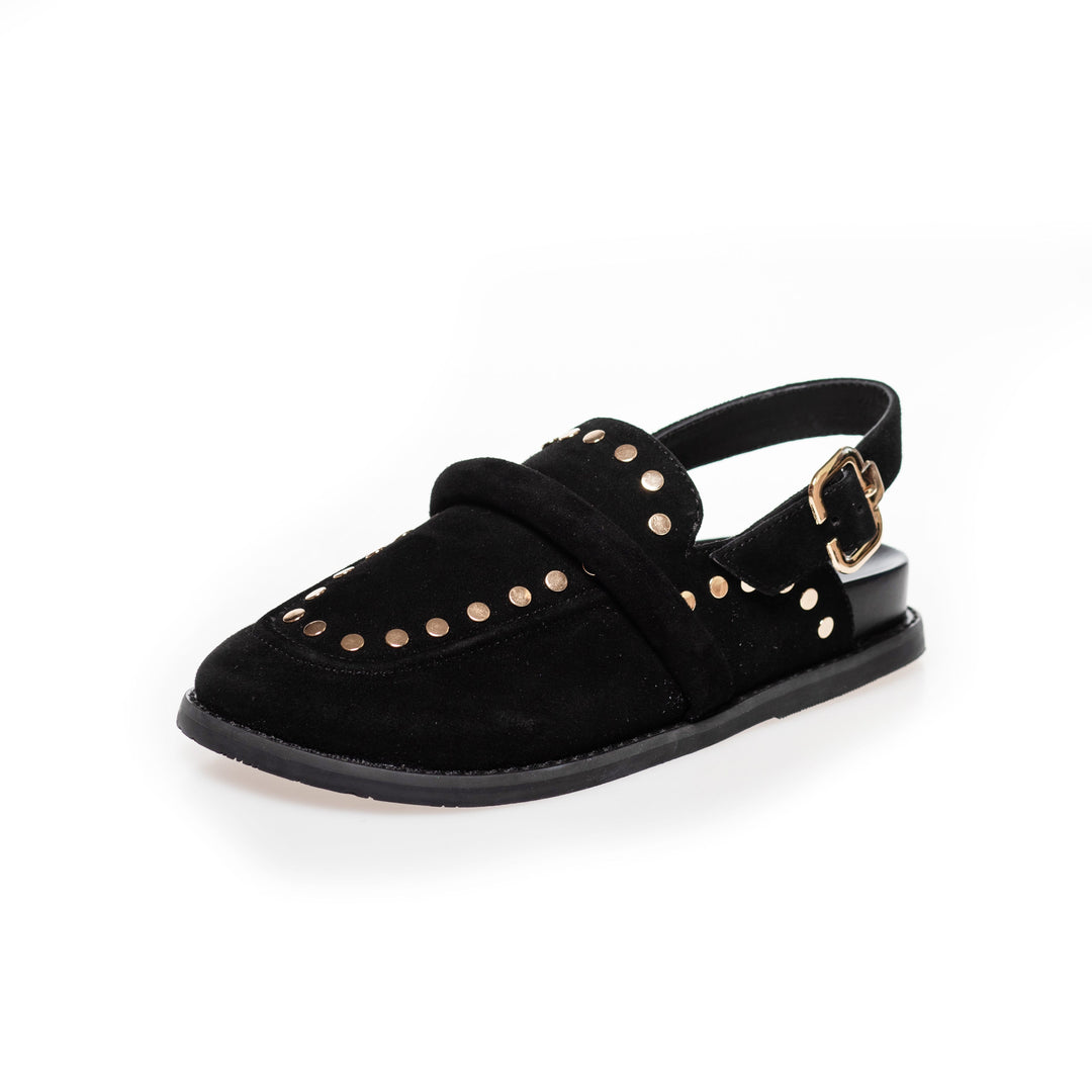 Forudbestilling - Copenhagen Shoes - Milla Shoes - 0001 Black Suede Loafers 