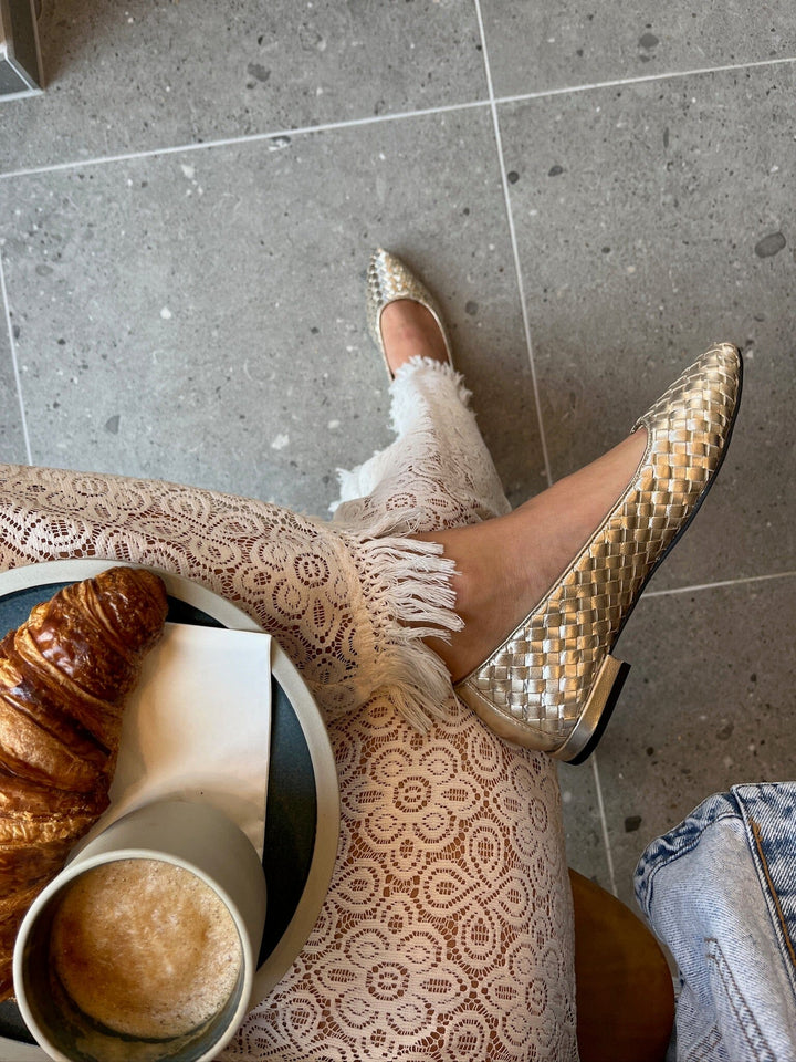 Forudbestilling - Copenhagen Shoes - Real Vibes CS8440 - 371 - Platino Ballerinaer 