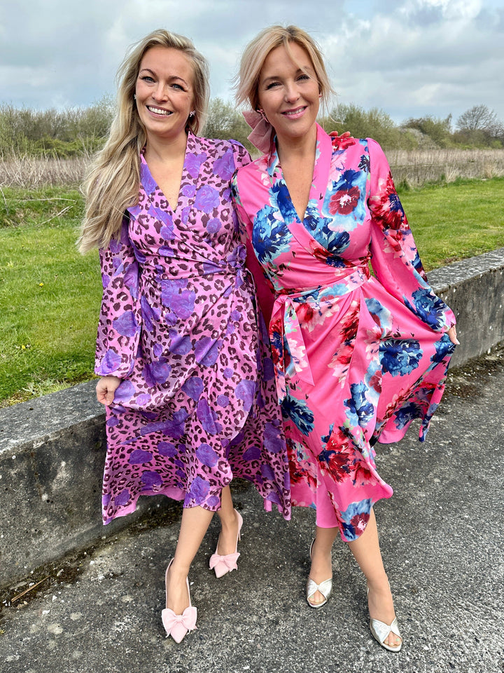 Forudbestilling - Cras x Molly&My - Laracras Dress - 8056 Purple Rose Kjoler 