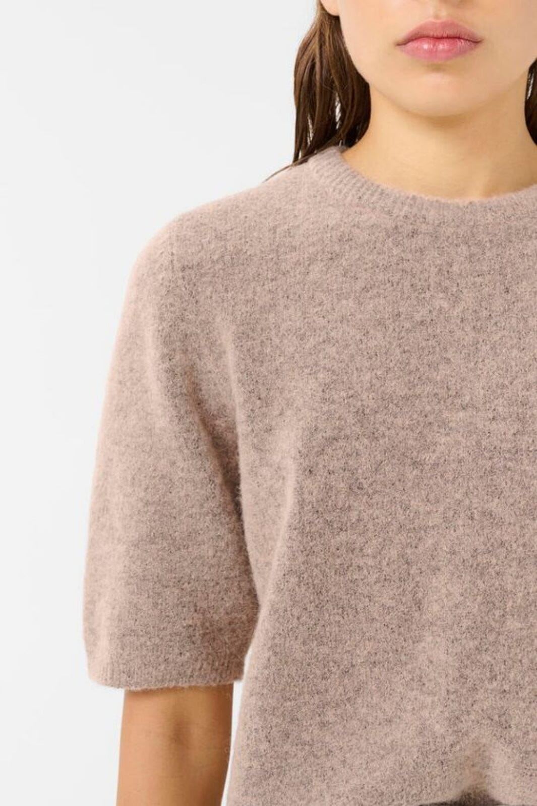 Gestuz - Gzalpha Ss Tee 10909996 - 1413071 - Rose Dust Melange