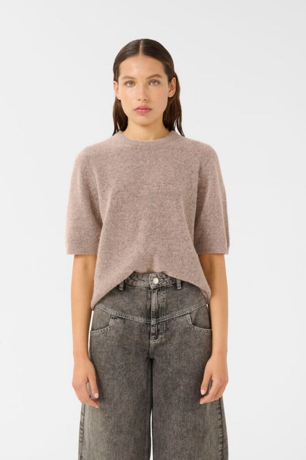 Gestuz - Gzalpha Ss Tee 10909996 - 1413071 - Rose Dust Melange