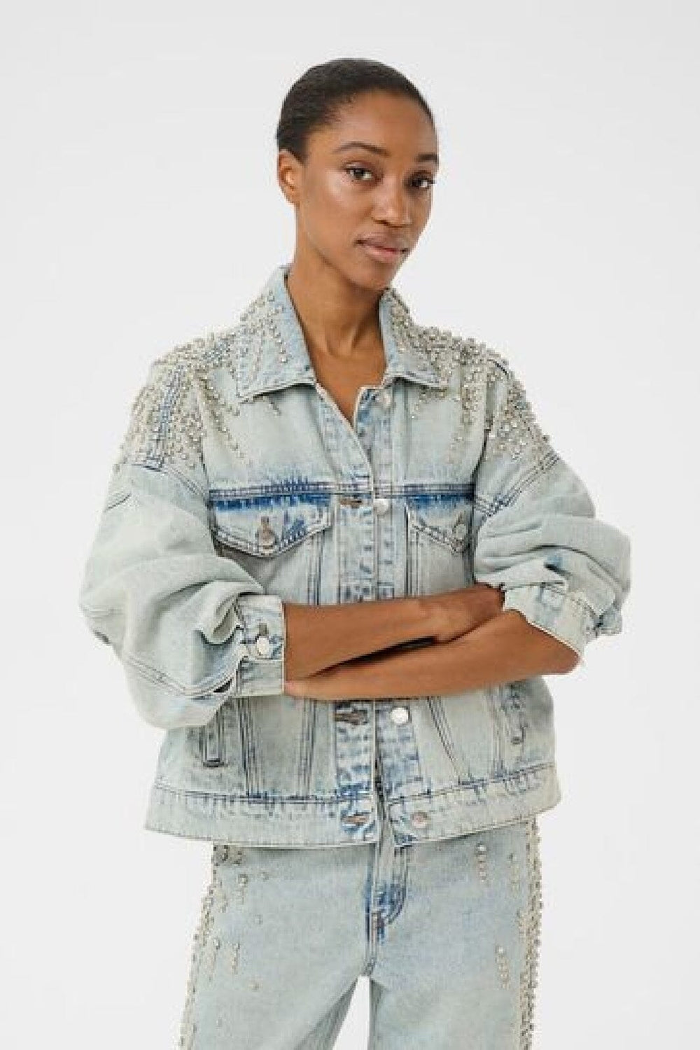 Gestuz - Gzlee Jacket 10909948 - 104611 - Light Blue Washed