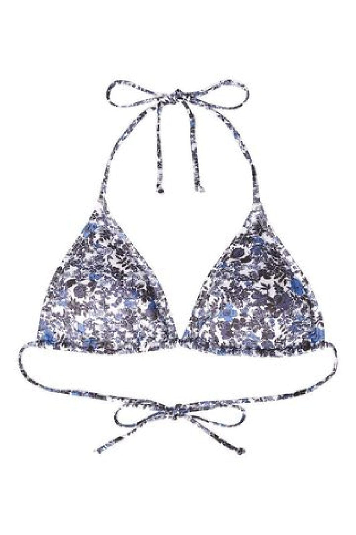 Gestuz - Pilgz Bikini Top 10904380 - 103474 - Blue Flower Draft