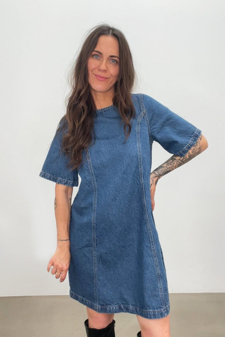 Forudbestilling - Global Funk - Faunea-G - P32 Vintage Blue Wash Kjoler 