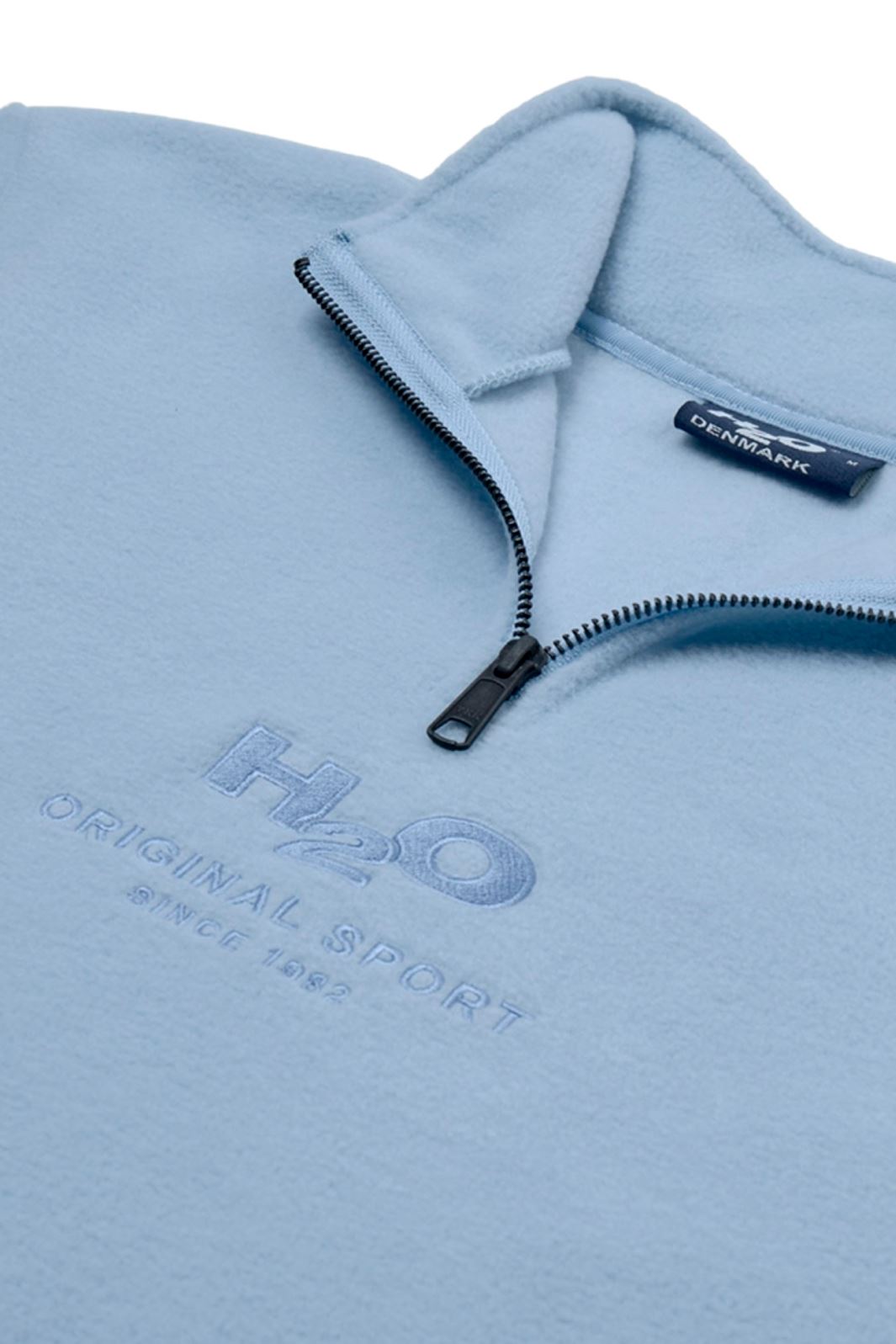 Forudbestilling - H2O - Blåvand II Fleece Half Zip - Baby Blue (Juni) Fleece jakker 