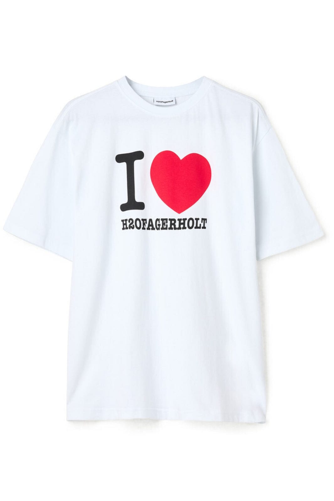 Forudbestilling - H2O Fagerholt - I Love Tee - 1006 Off White T-shirts 