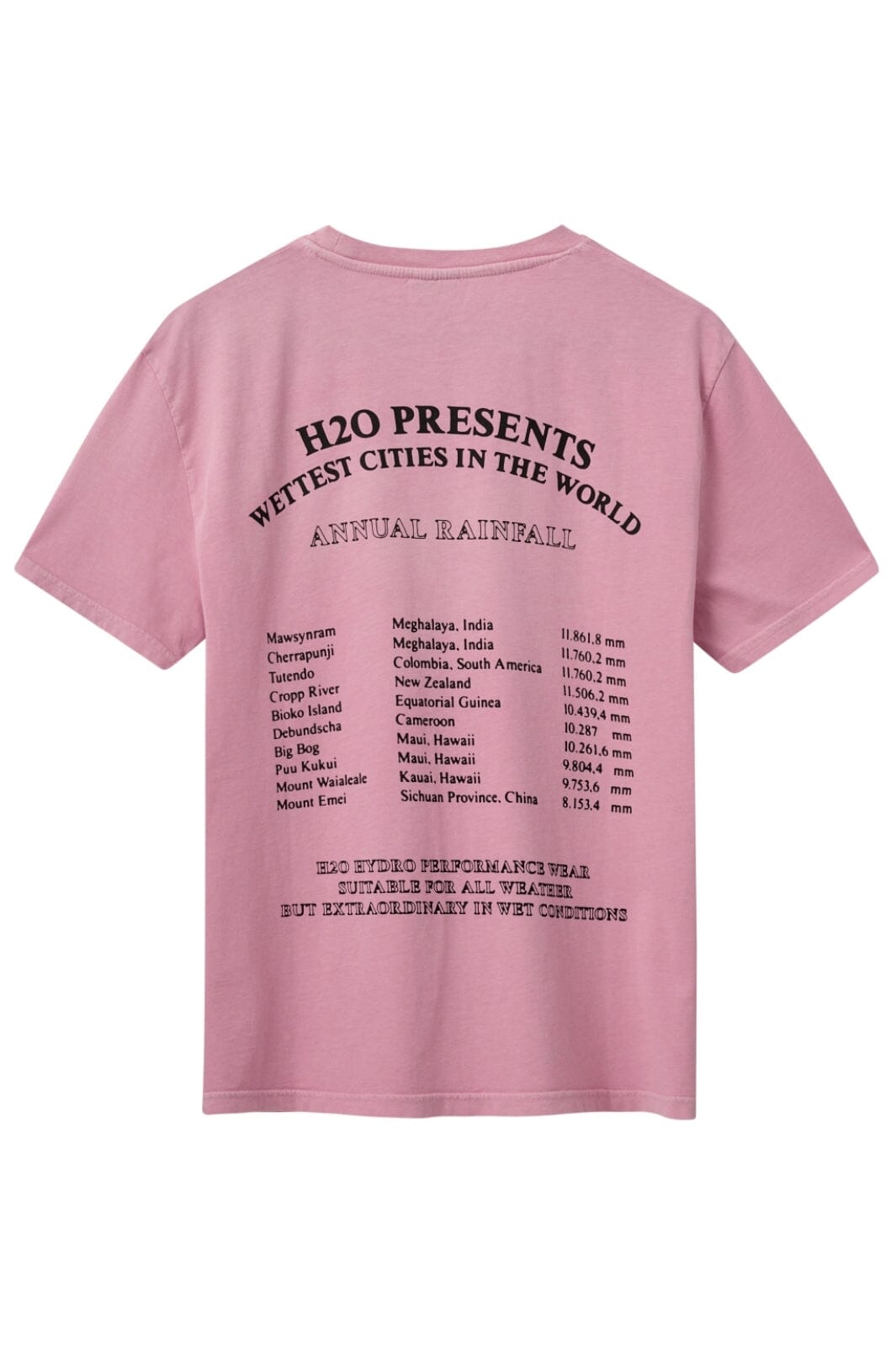 H2O - Kap Dan Tee Print 101007 - 7018 - Flamingo/Black