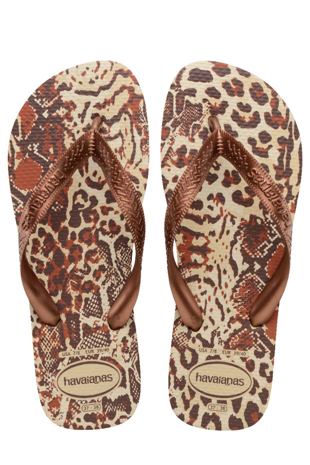 Forudbestilling - Havaianas - Hav. Top Animals - 7440 Sand Grey/metal Badesandaler 