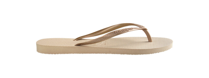 Forudbestilling - Havaianas - Slim - SandGrey/LightGolden Badesandaler 