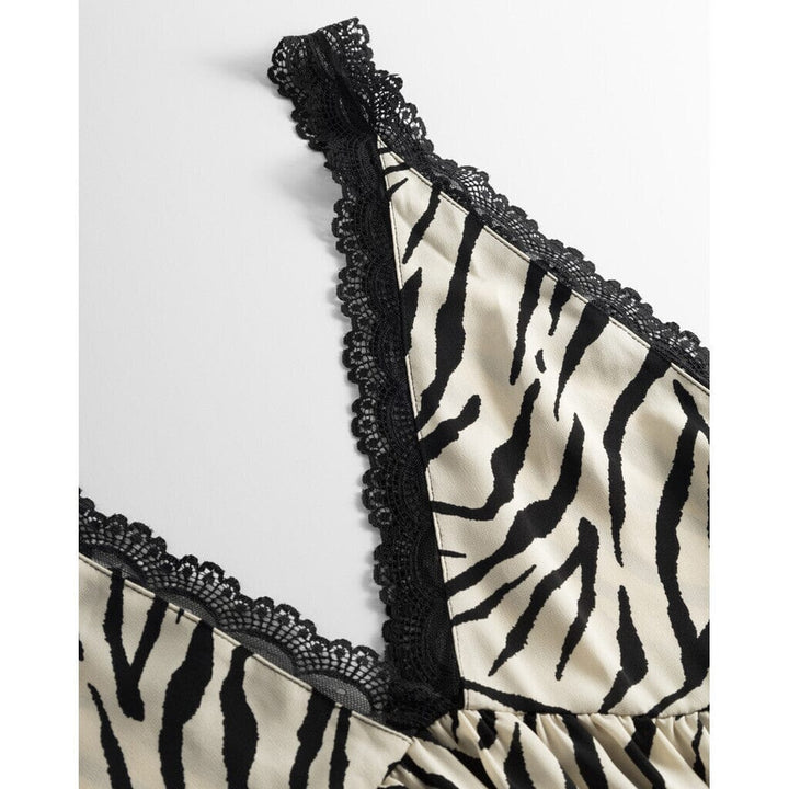 Forudbestilling - Hunkøn - Vavara Dress - Zebra Striped Kjoler 