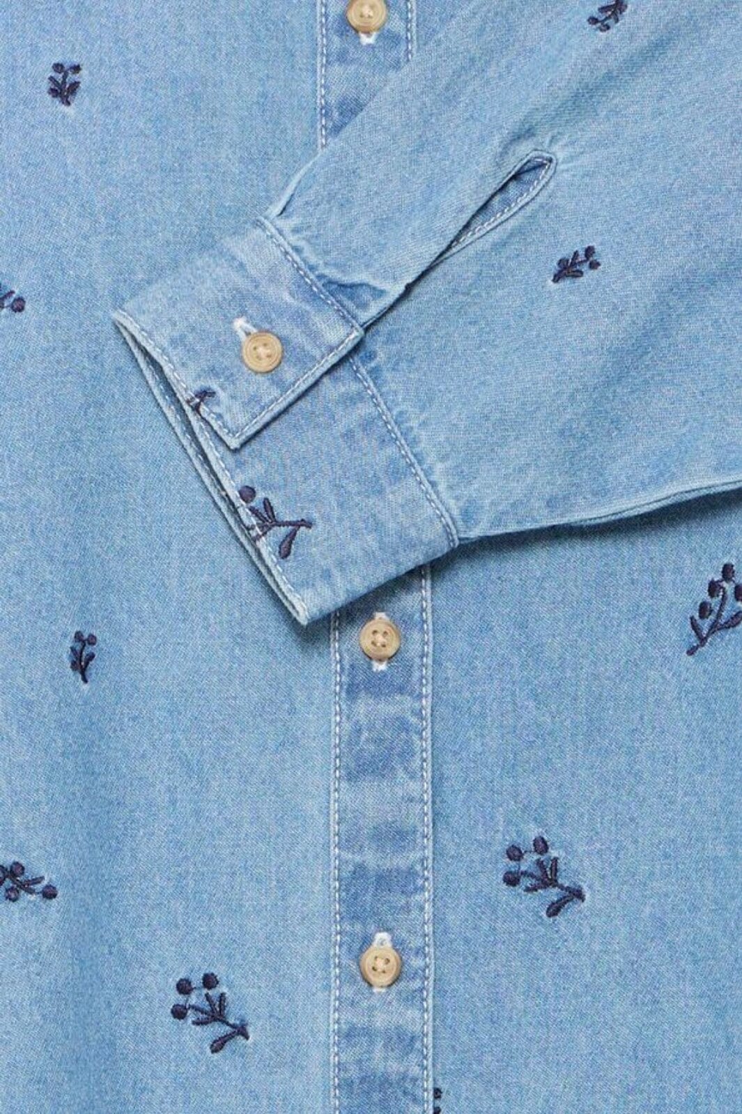 Ichi - Iharcher Sh2 20124169 - 900000381 - Denim Emb. Light Blue