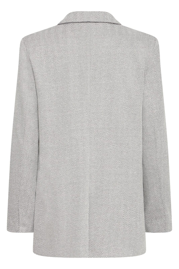 Ichi - Ihkate Jacquard Oversize Bl 20121605 - 900000482 - Sharkskin Herringbone